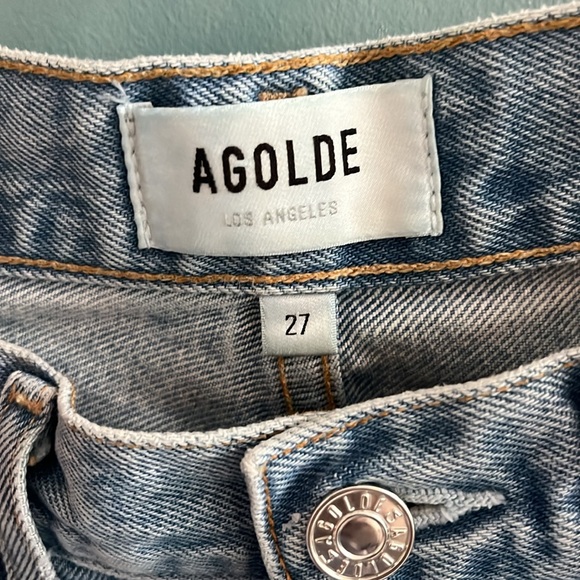 Distressed 90’s mid rise Agolde jeans (27) - Picture 2 of 9